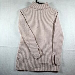 Banana Republic Turtleneck Sweater Womens Medium Merino‎ Wool Blend Pink
